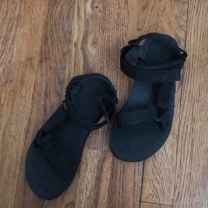 Black Teva Original sandals